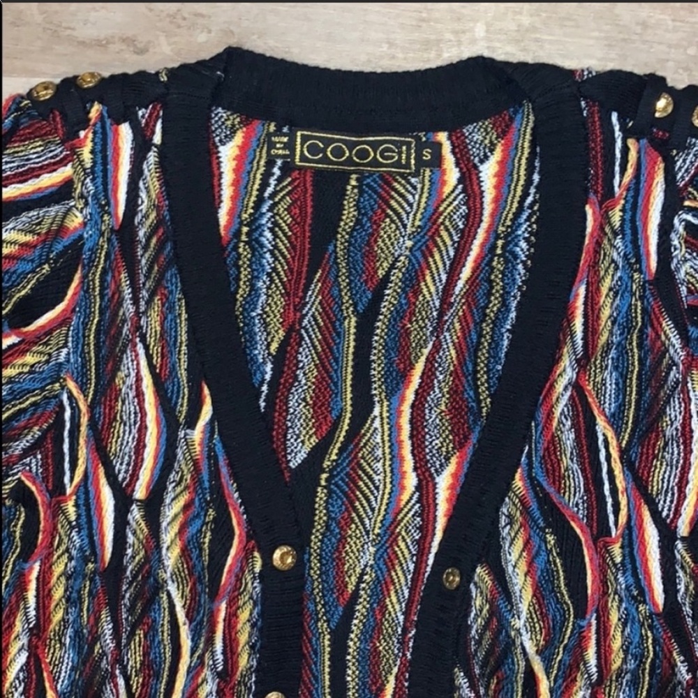 COOGI Rare Multicolor Cardigan Sweater